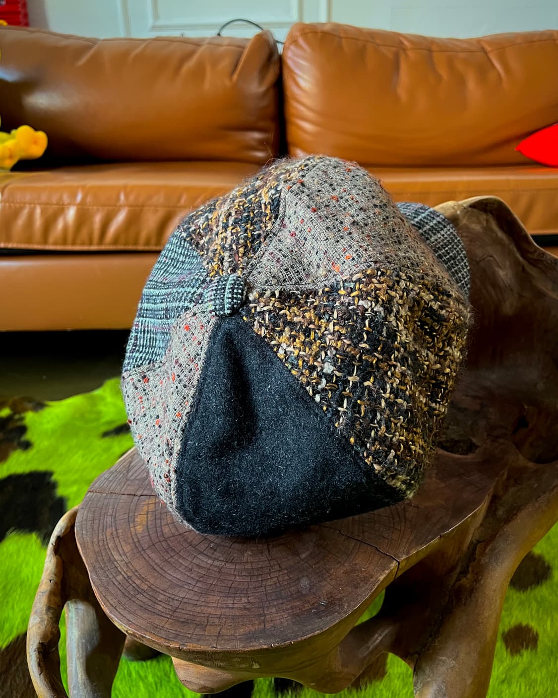 2000s renoma Paris 6-Panel Newsboy Cap 상품이미지8