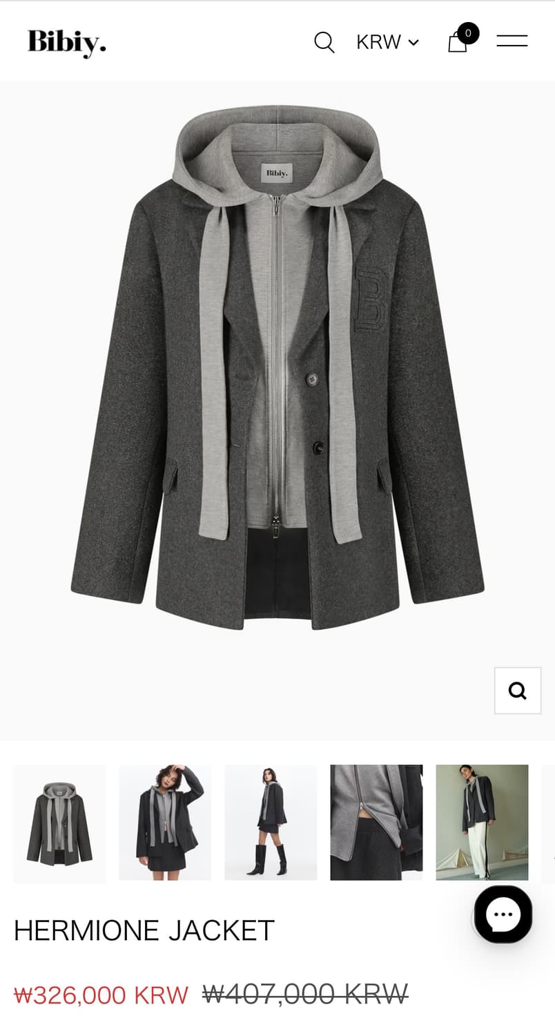 Bibiy 후드자켓 상품이미지1