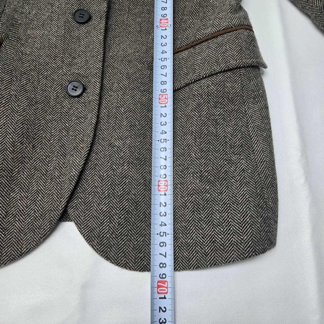 0193 켈리 도나휴 헤링본 울블랜딩브라운 헌팅 자켓 55 상품이미지9