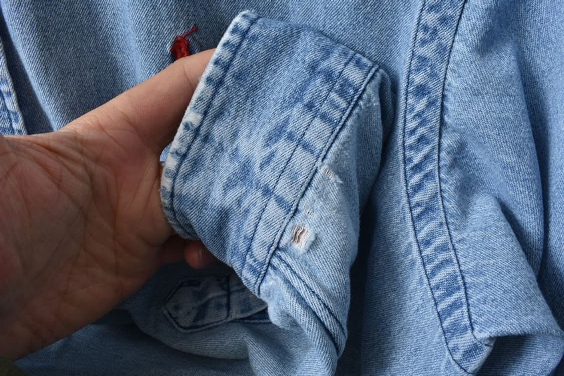 00S 폴로 랄프로렌 데님 셔츠 L M0119 상품이미지8