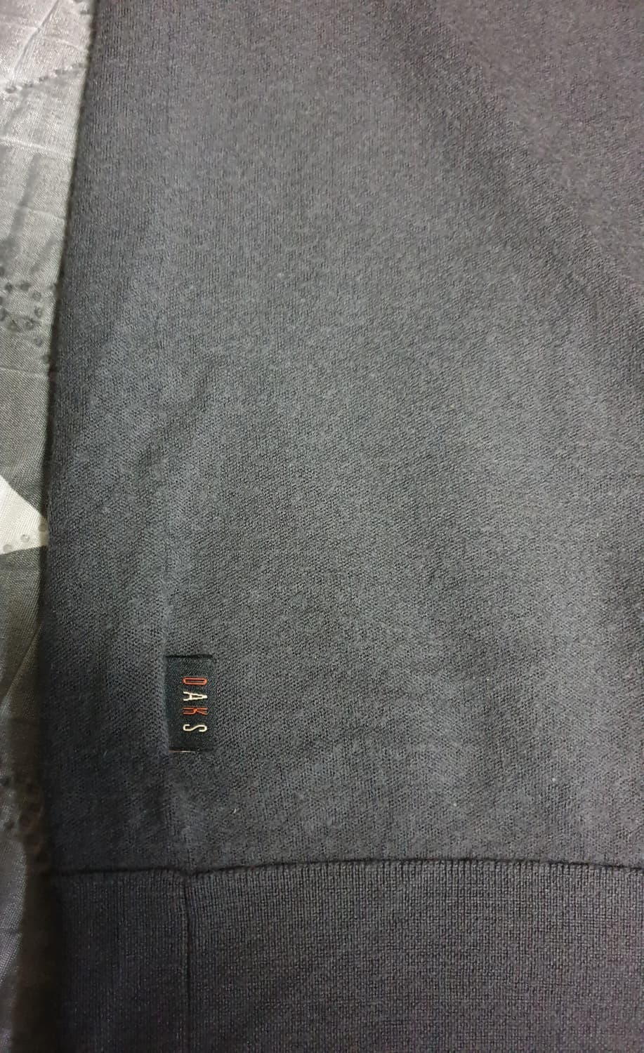 닥스 메리노울100% 니트 긴팔 카라티 다크그레이 (105) 상품이미지5