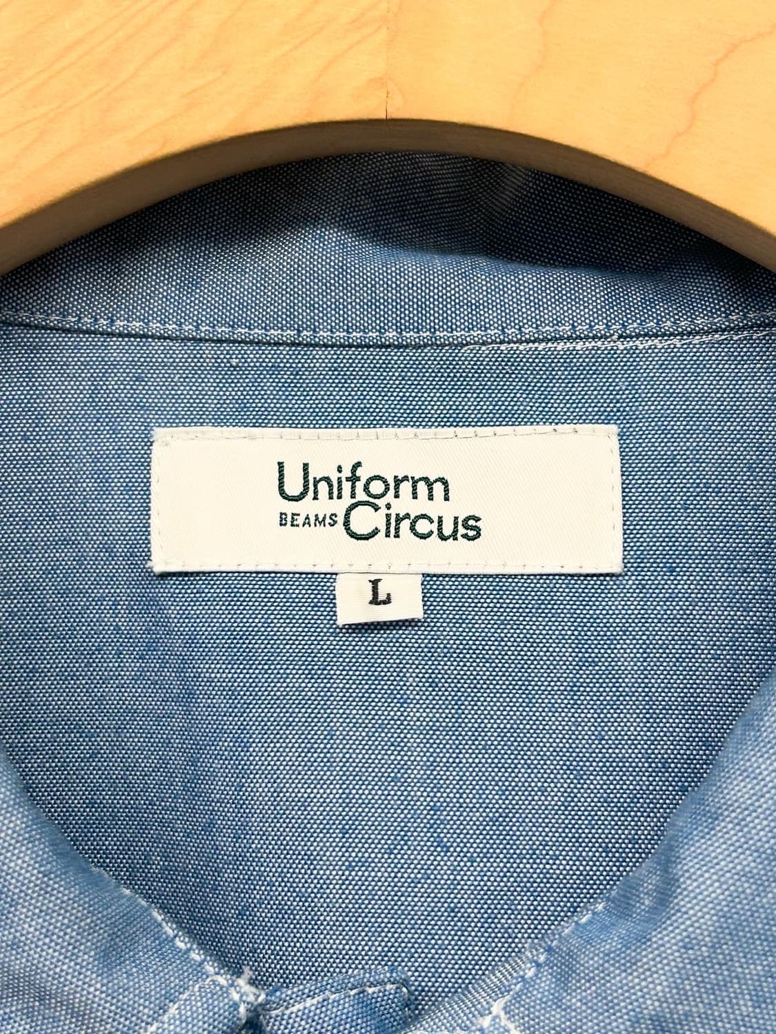 Uniform Circus BEAMS 빔즈 샴브레이 워크셔츠 상품이미지3