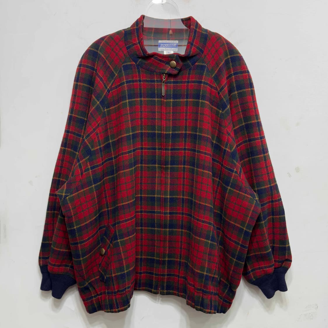 80s 펜들턴 타탄 체크 울 재킷 USA 상품이미지1