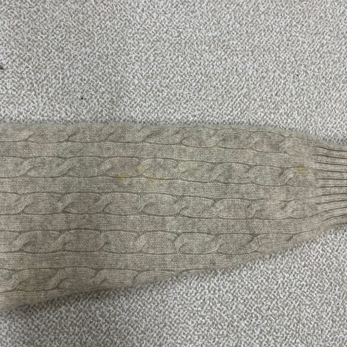 90 폴로 램스울 케이블 브이넥 니트 0203M1 상품이미지5