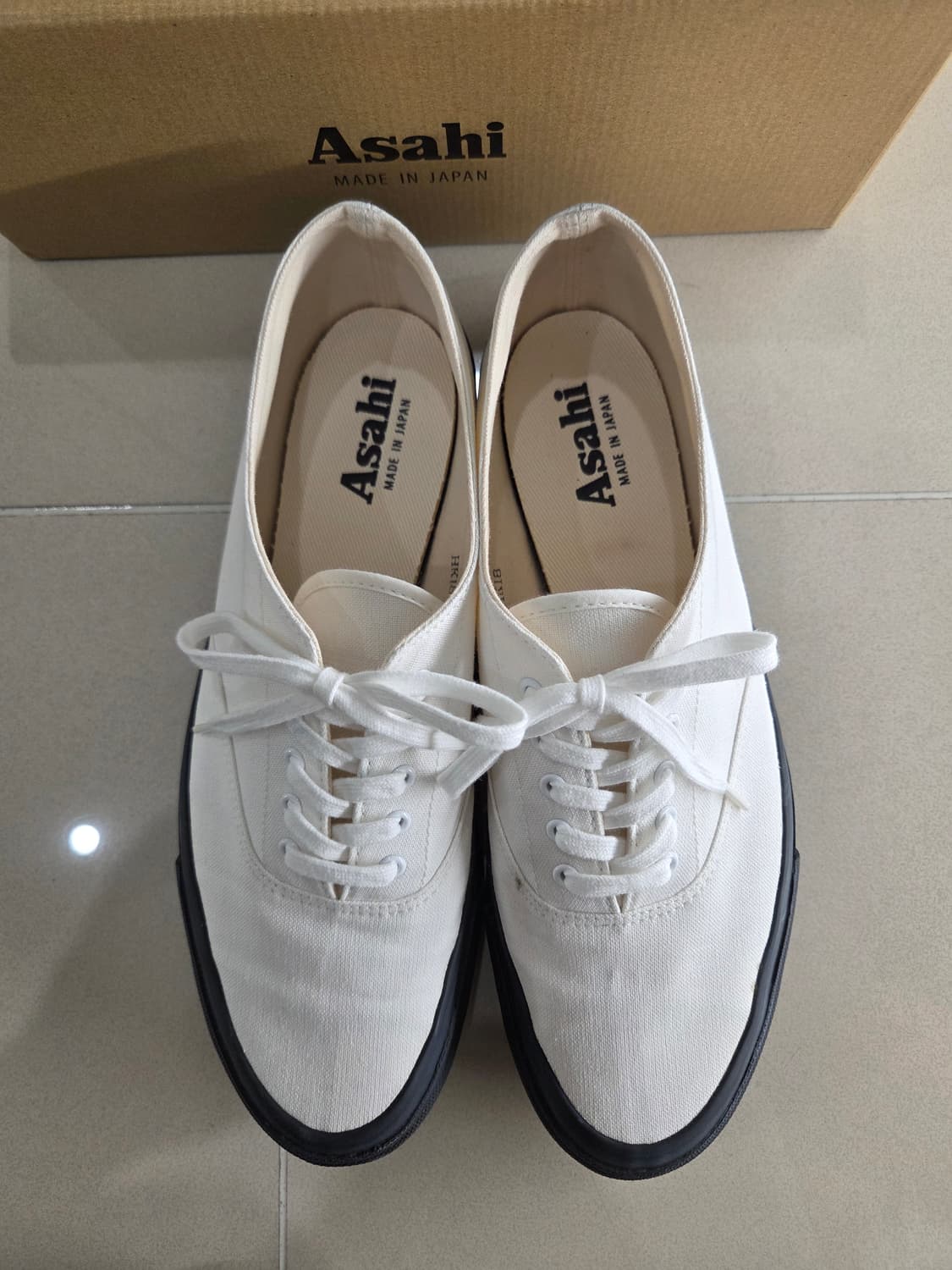 아사히슈즈 덱슈즈 모노크롬 260 1회착 상품이미지2