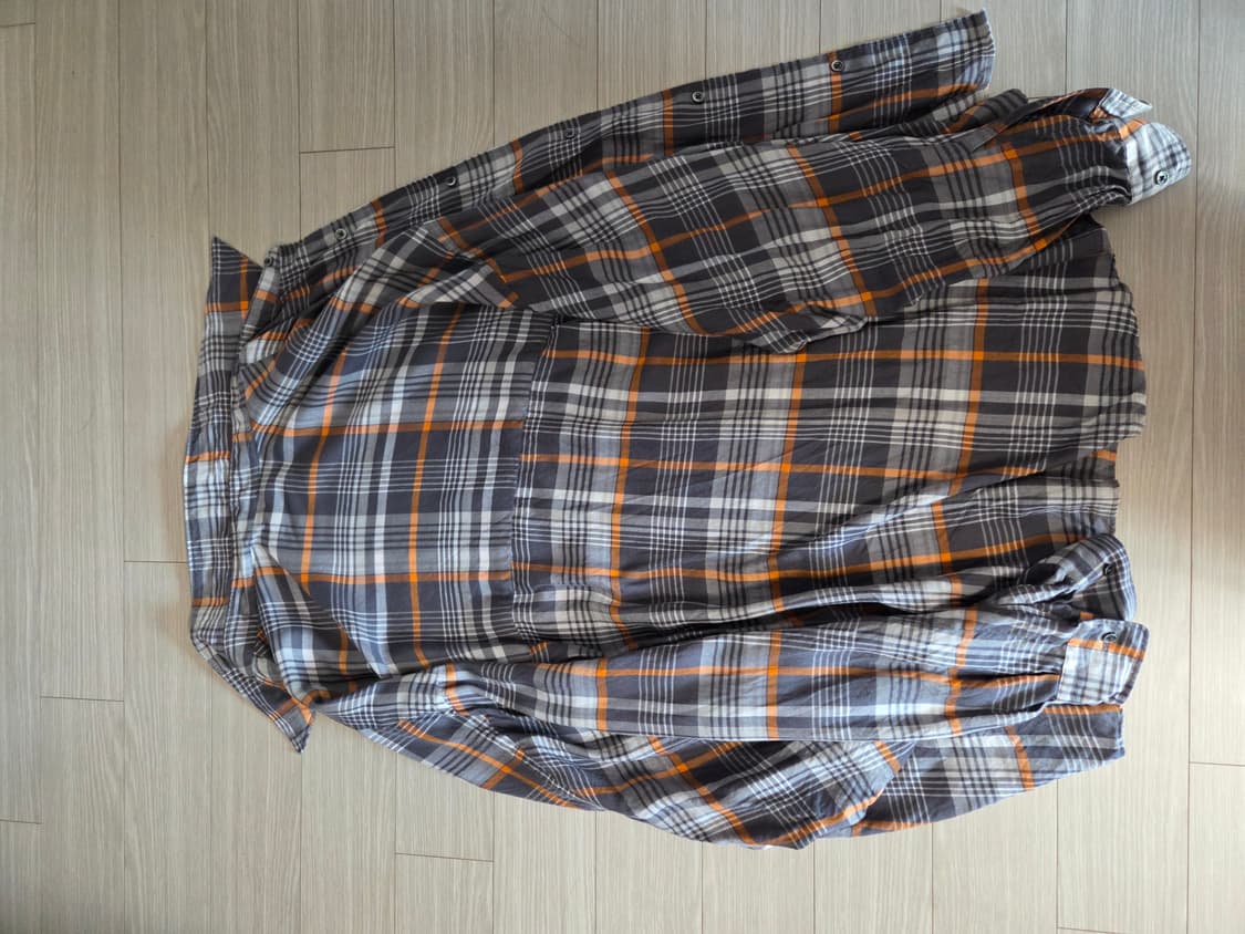 그라프페이퍼 텐셀, 텐샐 체크셔츠 팝니다. 상품이미지3