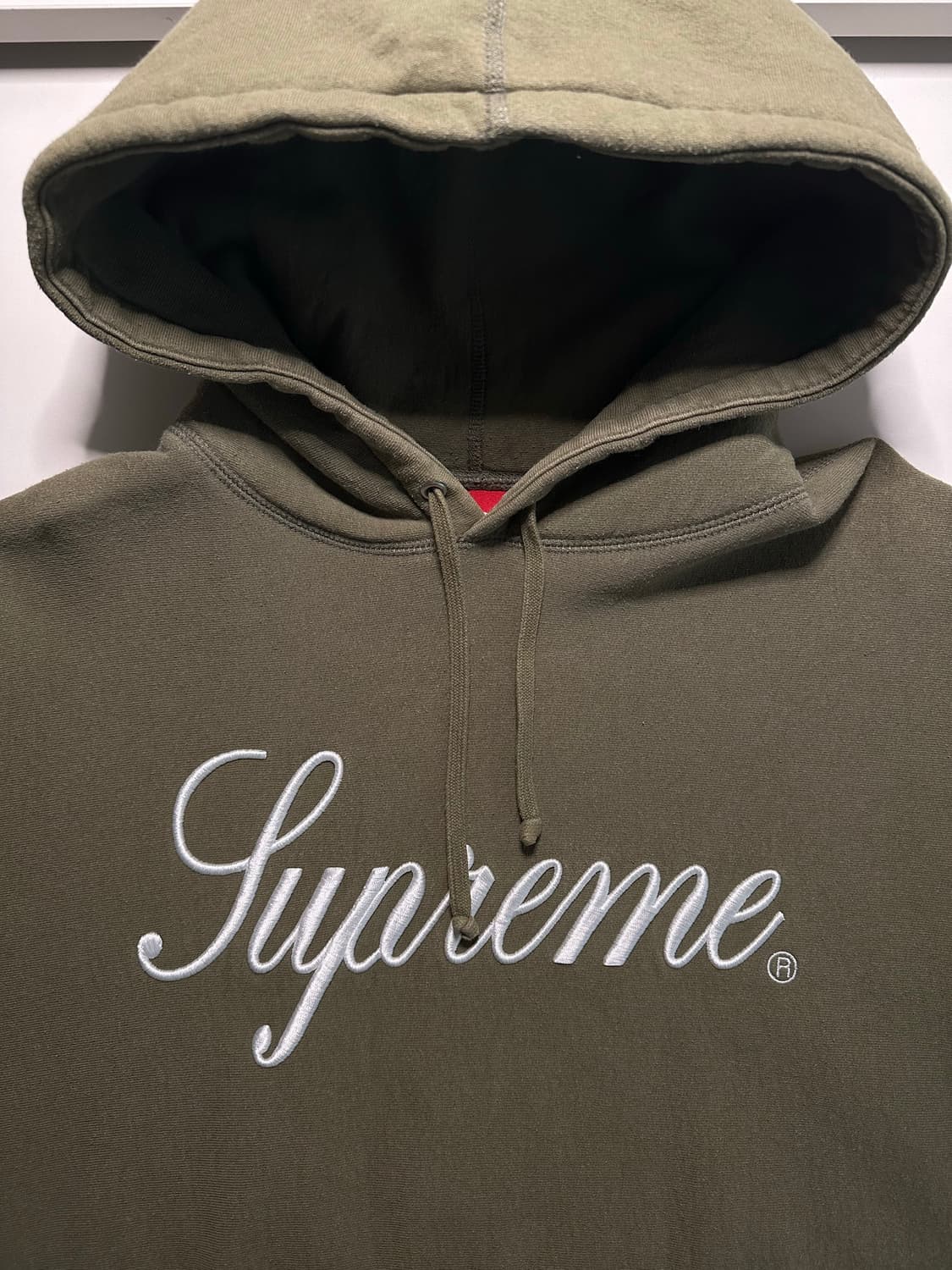 슈프림 후드 올리브 M   상품이미지1