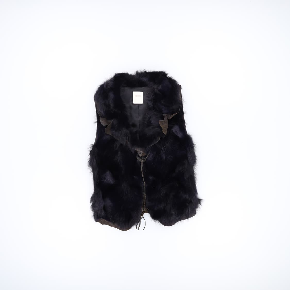 [85] BCBG 토끼털 양가죽 조끼 베스트 0105J 상품이미지1