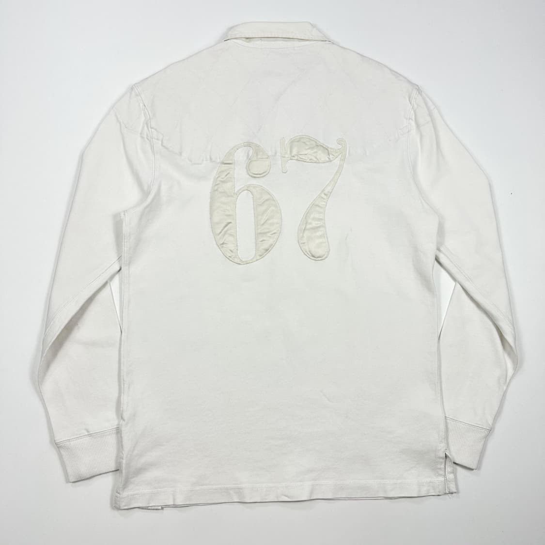 폴로 랄프로렌 클래식 화이트 럭비티 맨투맨 (L) 상품이미지3