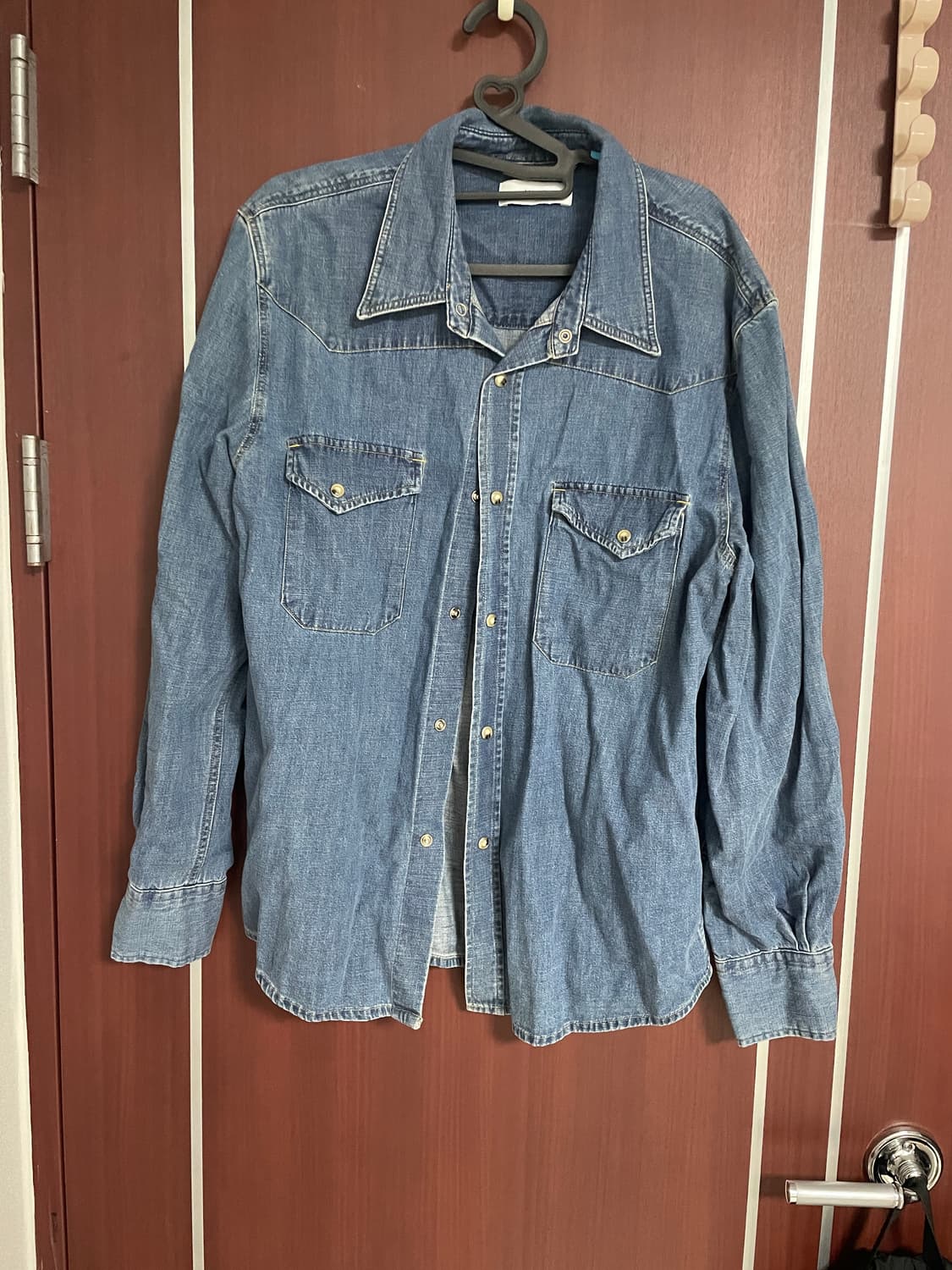 LMood 데님 셔츠 46사이즈 상품이미지1