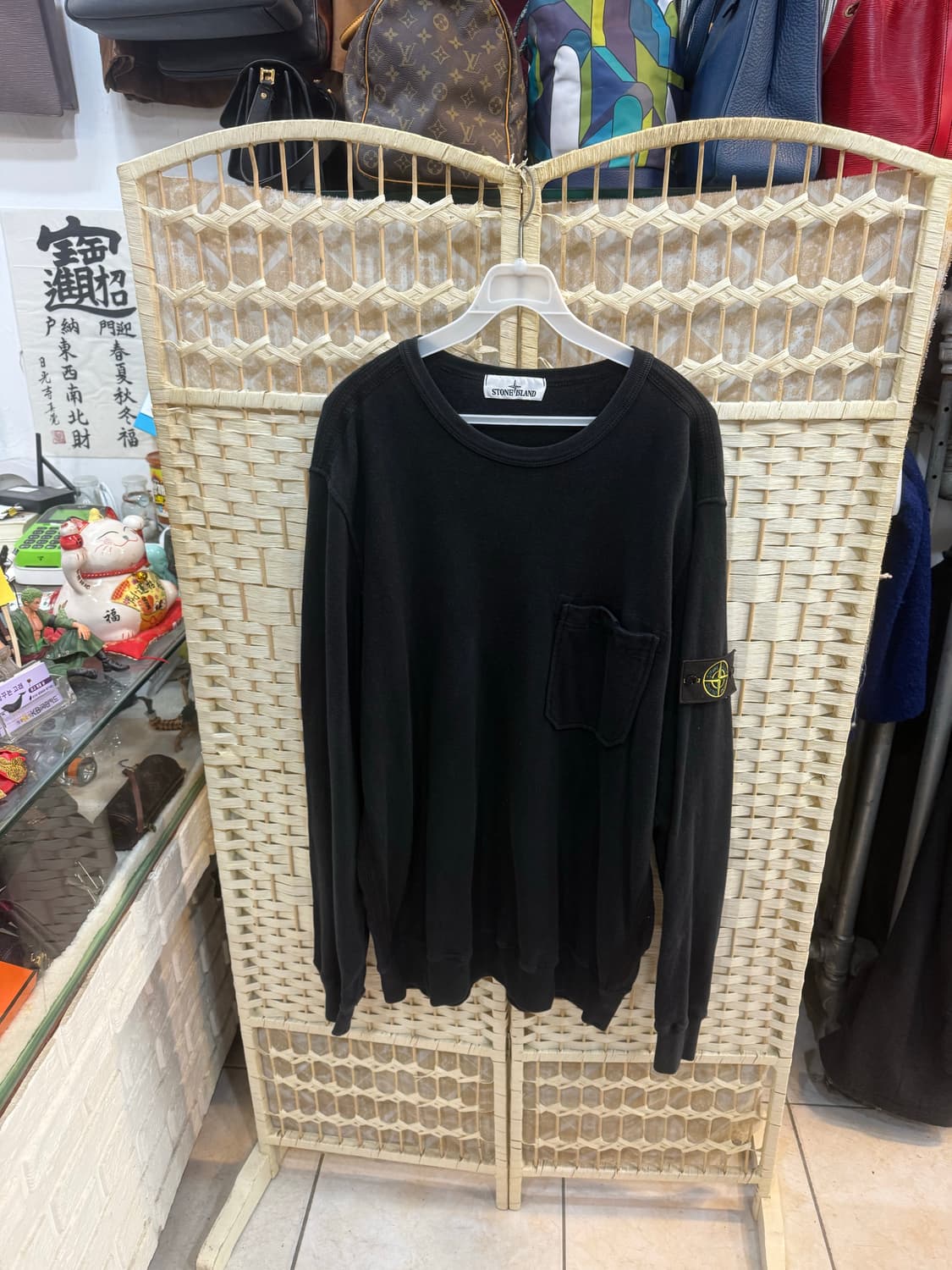 110/20ss 정품 스톤아일랜드 11주년기념 포켓 맨투맨 팝니다 상품이미지1