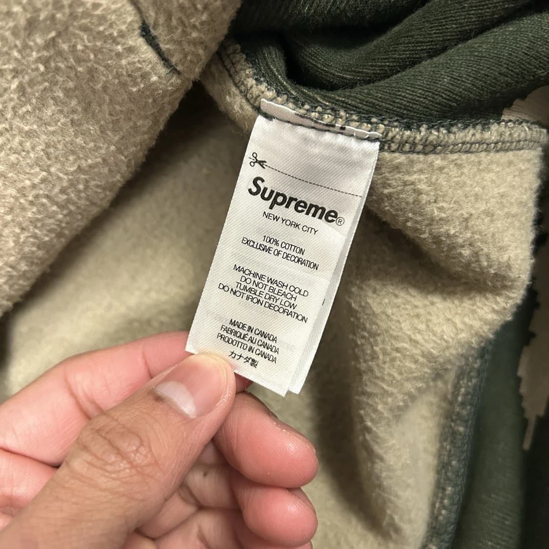 슈프림 박스 로고 후드 스웨트셔츠 올리브 러시안 카모 상품이미지5