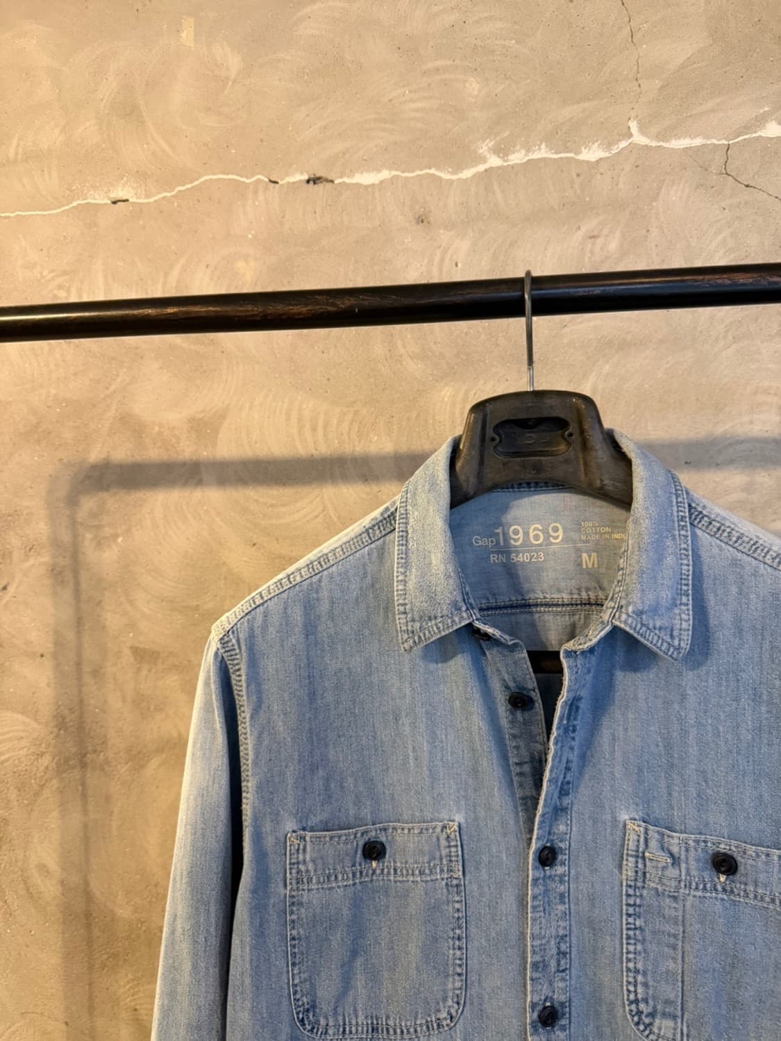 갭 1969 데님 셔츠 슬림100 상품이미지6
