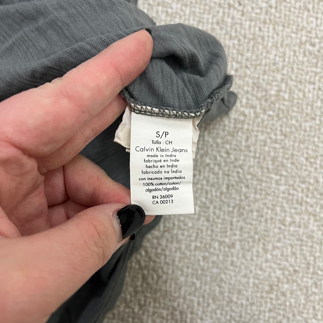 S 캘빈클라인 진스 반팔 카라 티셔츠 0219M 상품이미지3