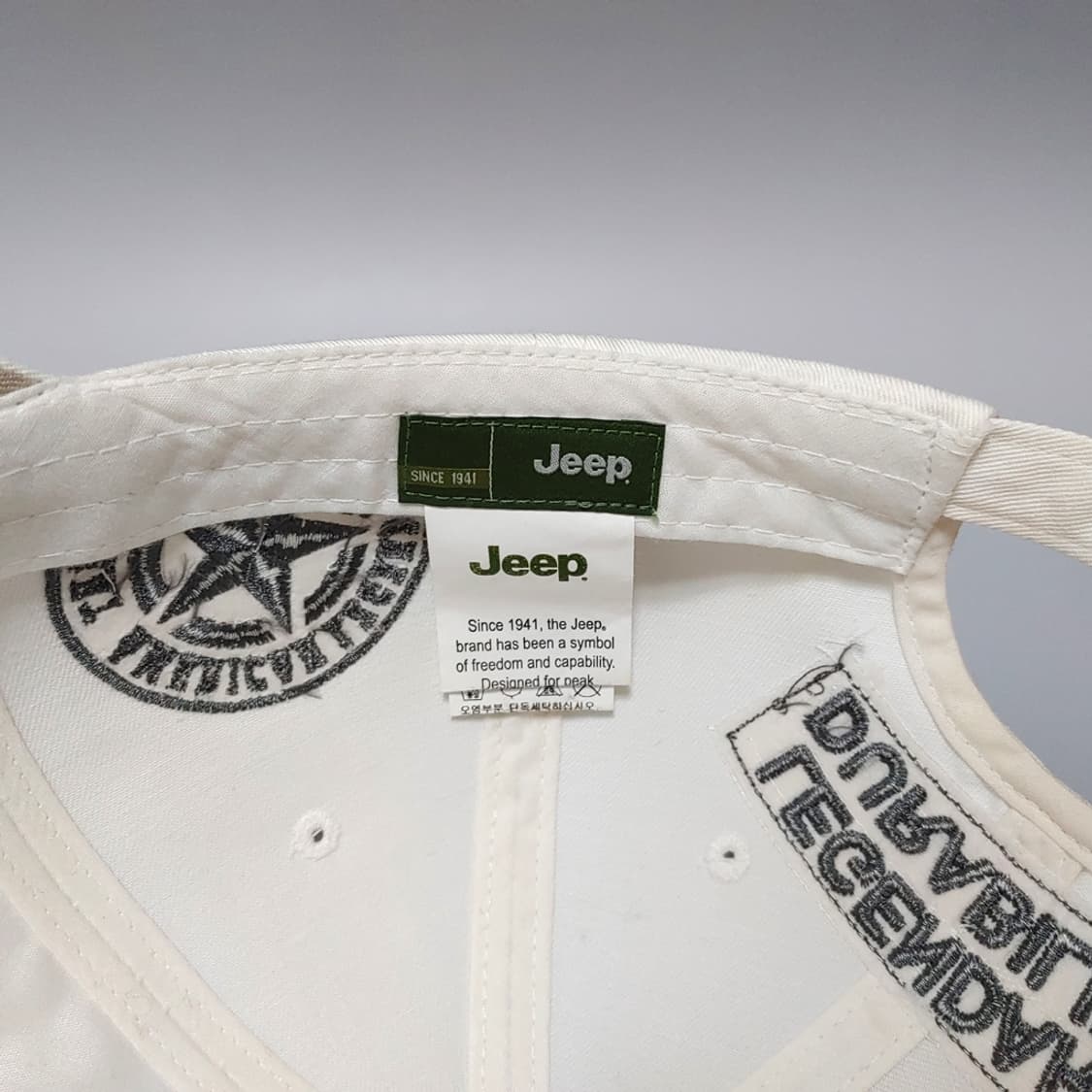 지프 JEEP 정품 빈티지 모자 K-310 상품이미지6