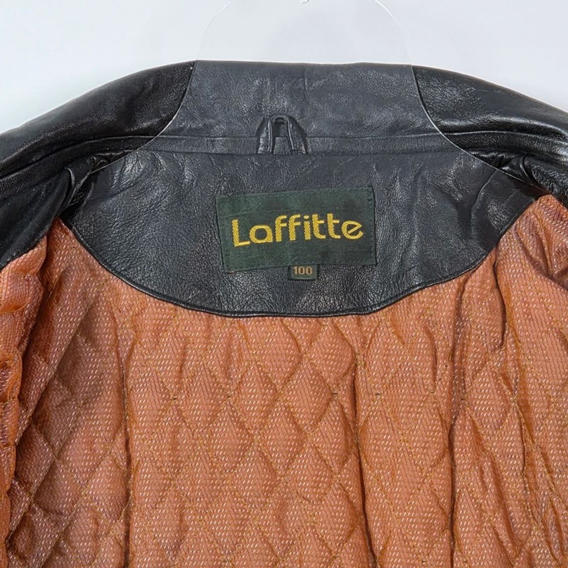 Laffitte 리얼 양가죽 누빔 레더 자켓 L 상품이미지6