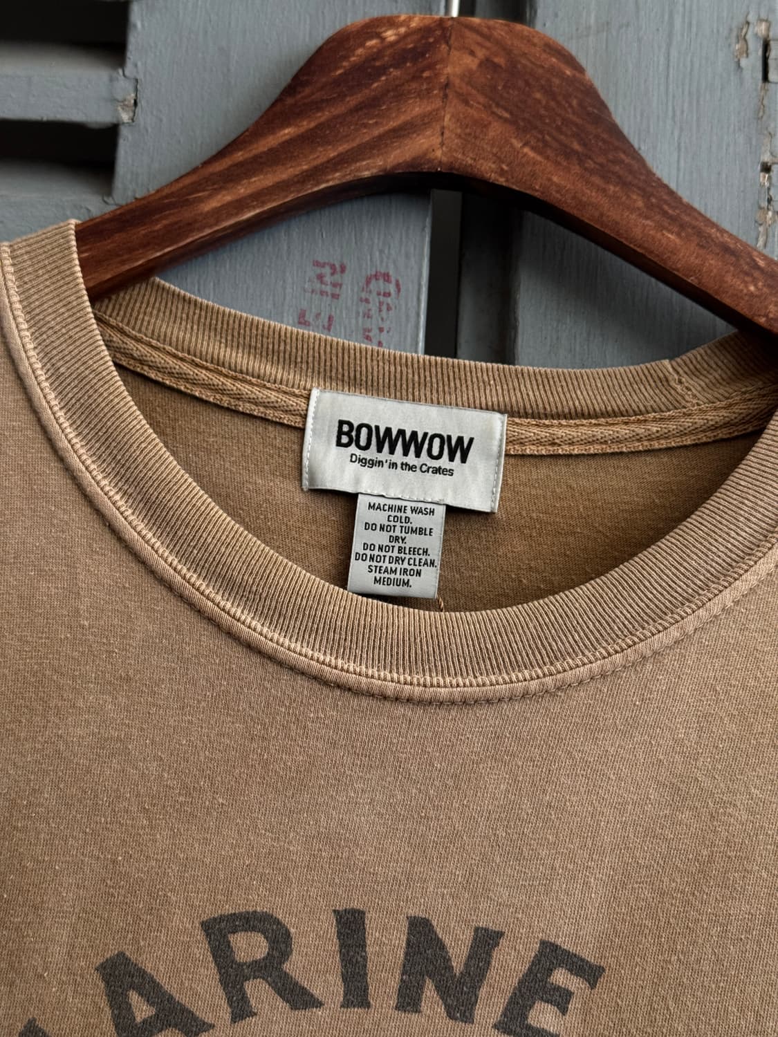 [M]BOWWOW 바우와우 USMC 썬페이딩 티셔츠 상품이미지3