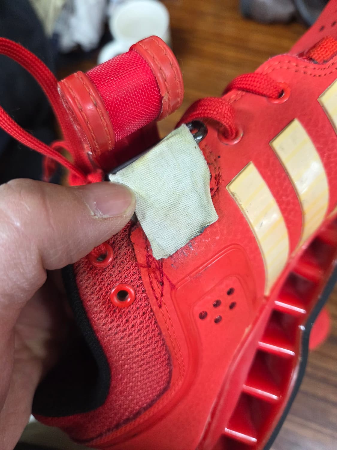 아디다스 아디파워 역도화 레드 245 상품이미지7