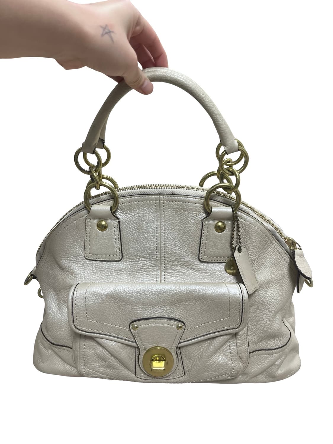 코치 실버 토드백 상품이미지2