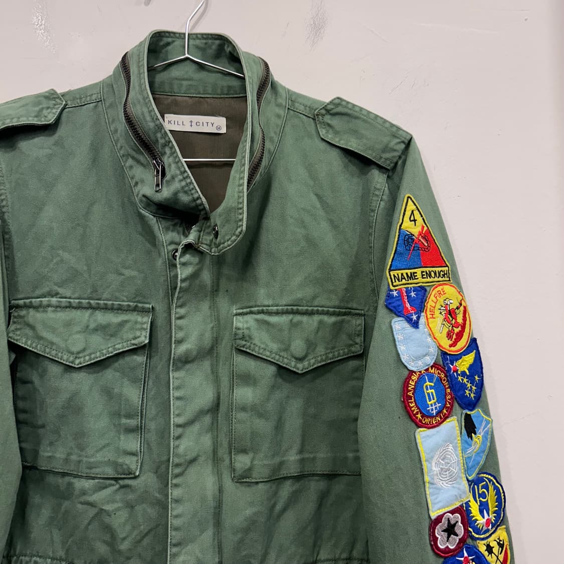 킬씨티 빈티지 슬리브 멀티와펜 야상 자켓 상품이미지1