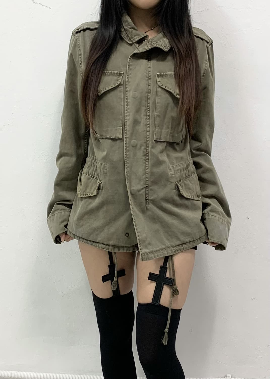 [CORISCO] 코리스코 y2k 밀리터리 야상 자켓 상품이미지2