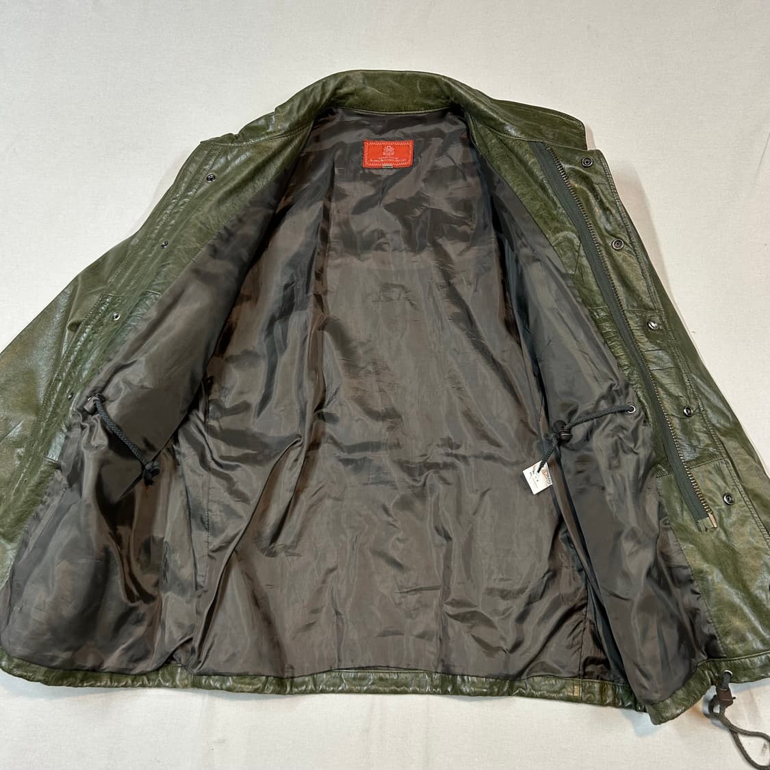 L) 아비렉스 밀리터리 M65 필드 자켓 소가죽 올리브 상품이미지5