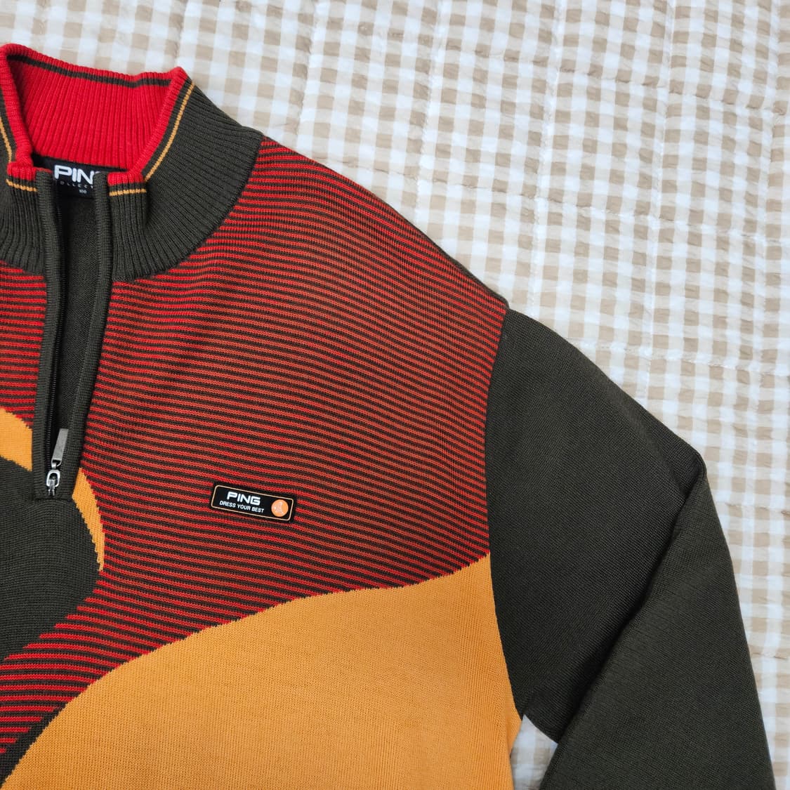 PING 핑 반집업 골프 니트 남자100~105 상품이미지4