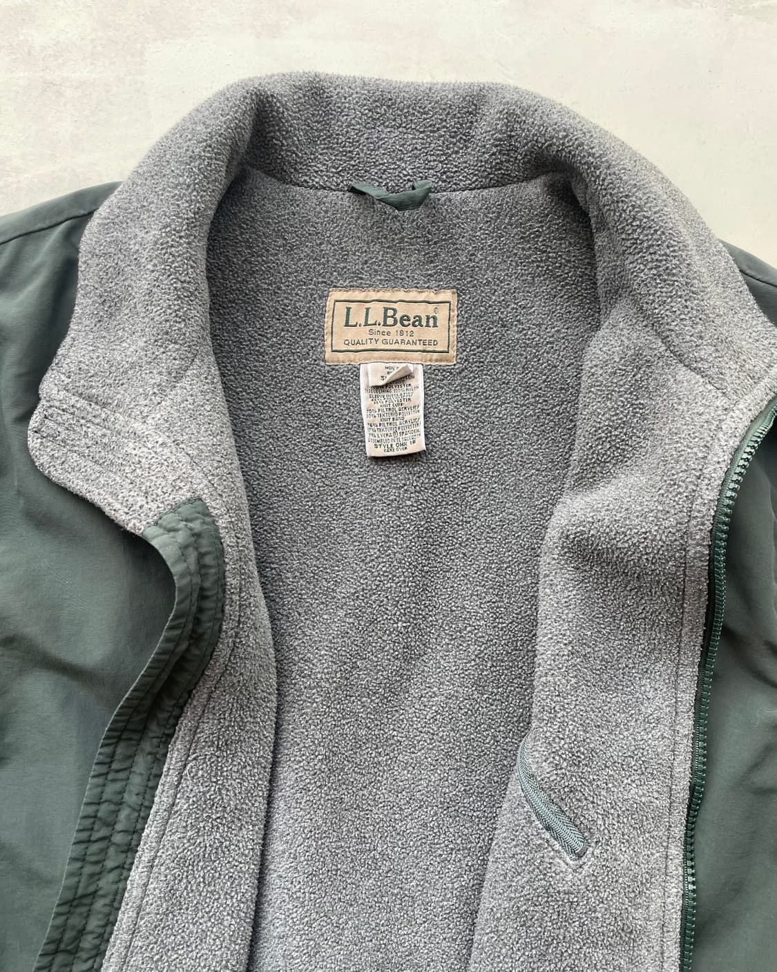 L.L. Bean warm up jacket 엘엘빈 웜업 자켓 상품이미지6