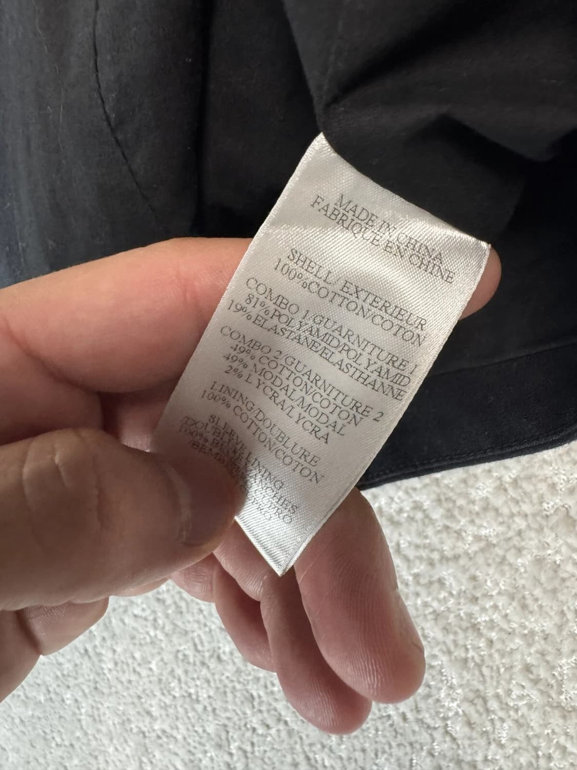 헬무트 랭 비대칭 모토 재킷 상품이미지3