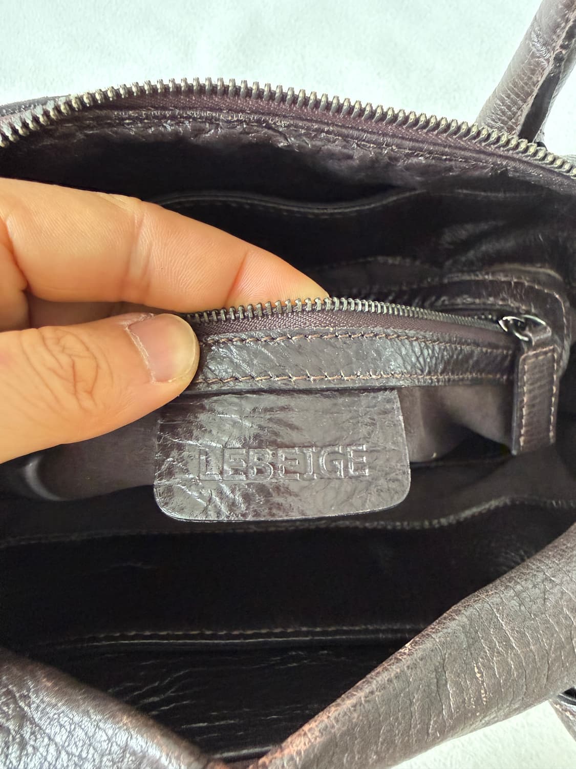 르베이지(LEBEIGE) 레더 토트백 상품이미지10