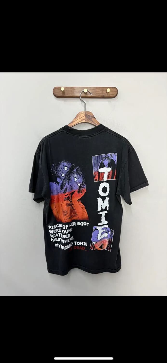 빈티지 이토준지 토미에 그래픽 블랙 반팔 H2499 상품이미지4