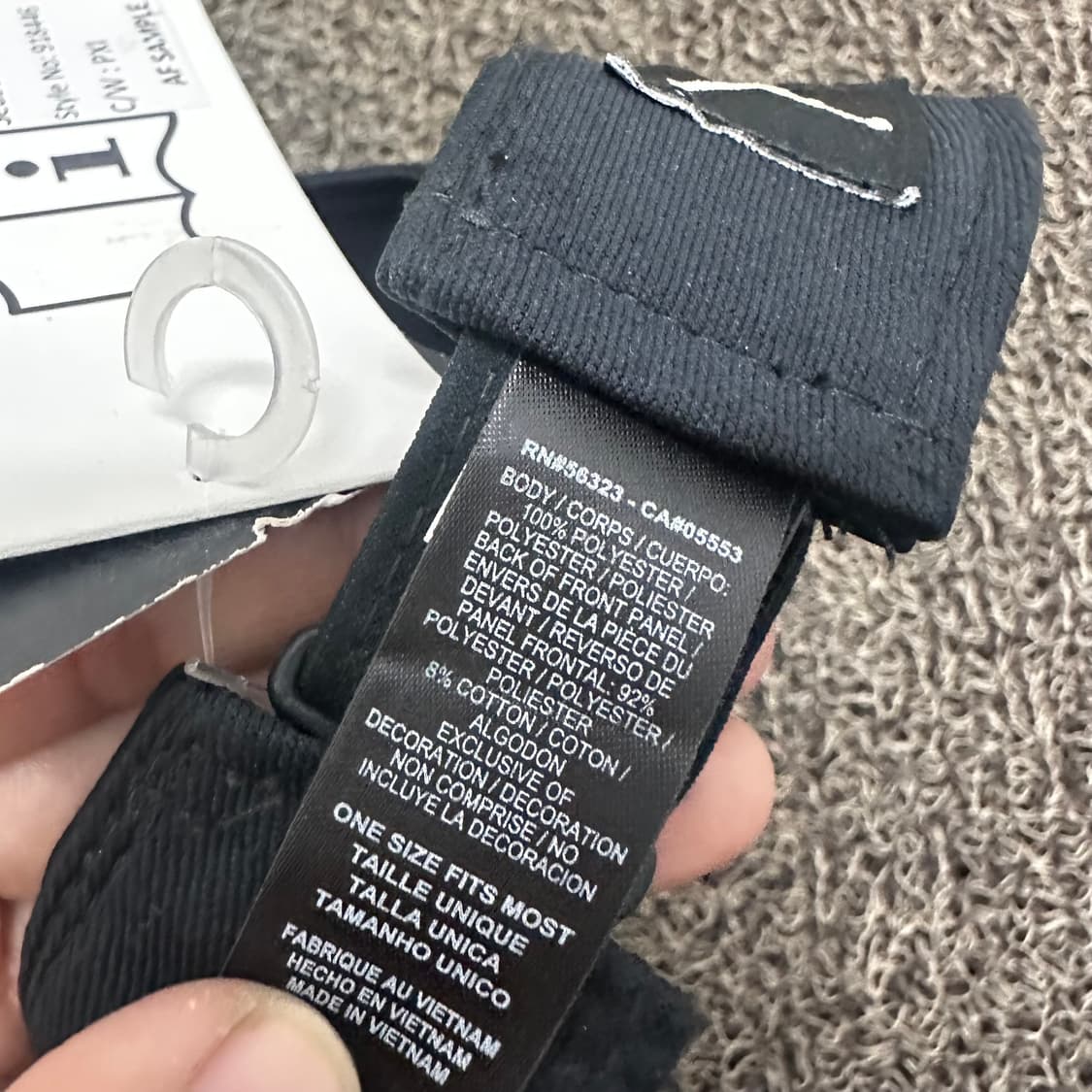 [새상품] NIKE 나이키 조던 썬캡 모자 블랙 상품이미지6