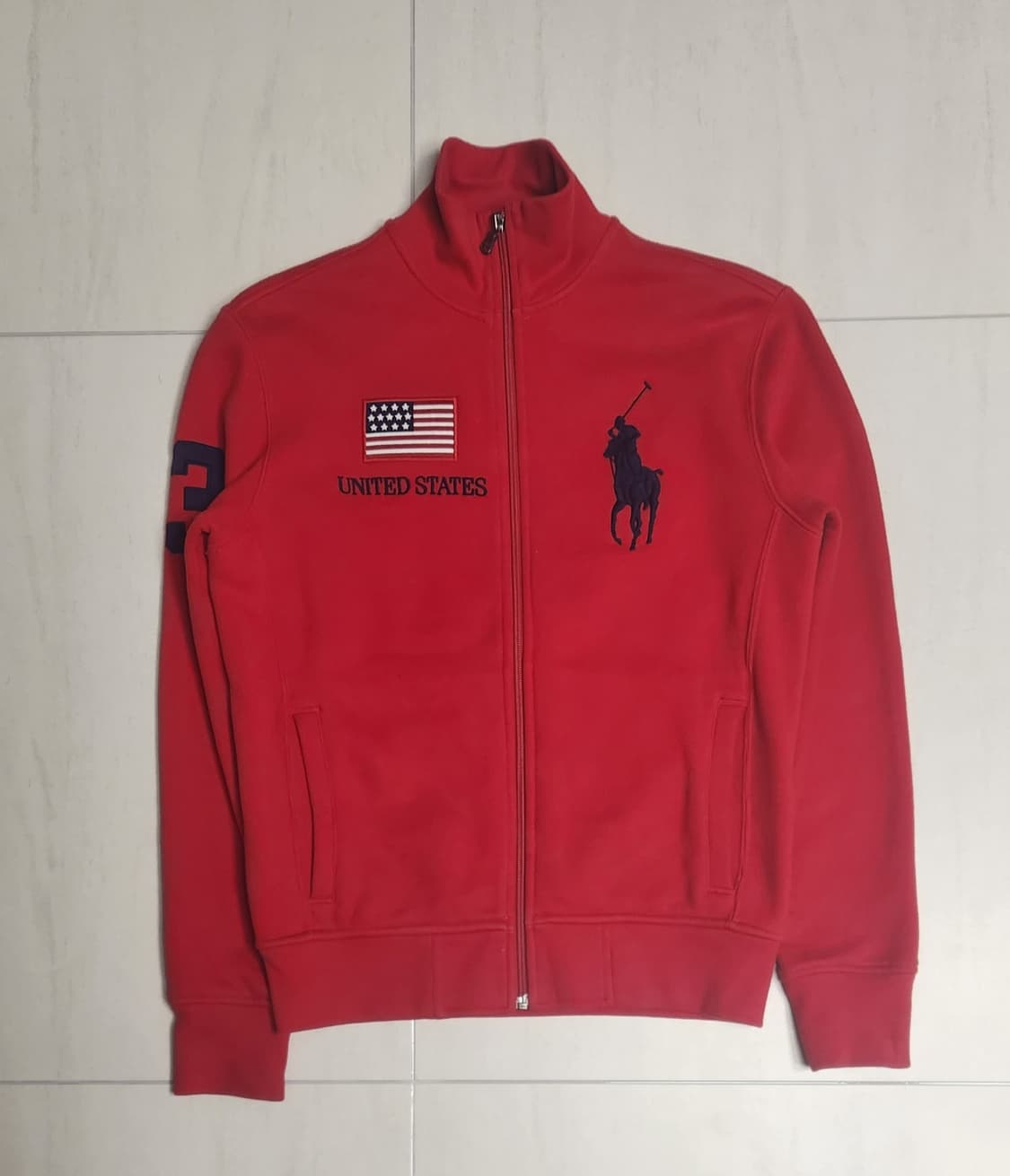 폴로 빅포니 성조기 집업 져지 상품이미지1
