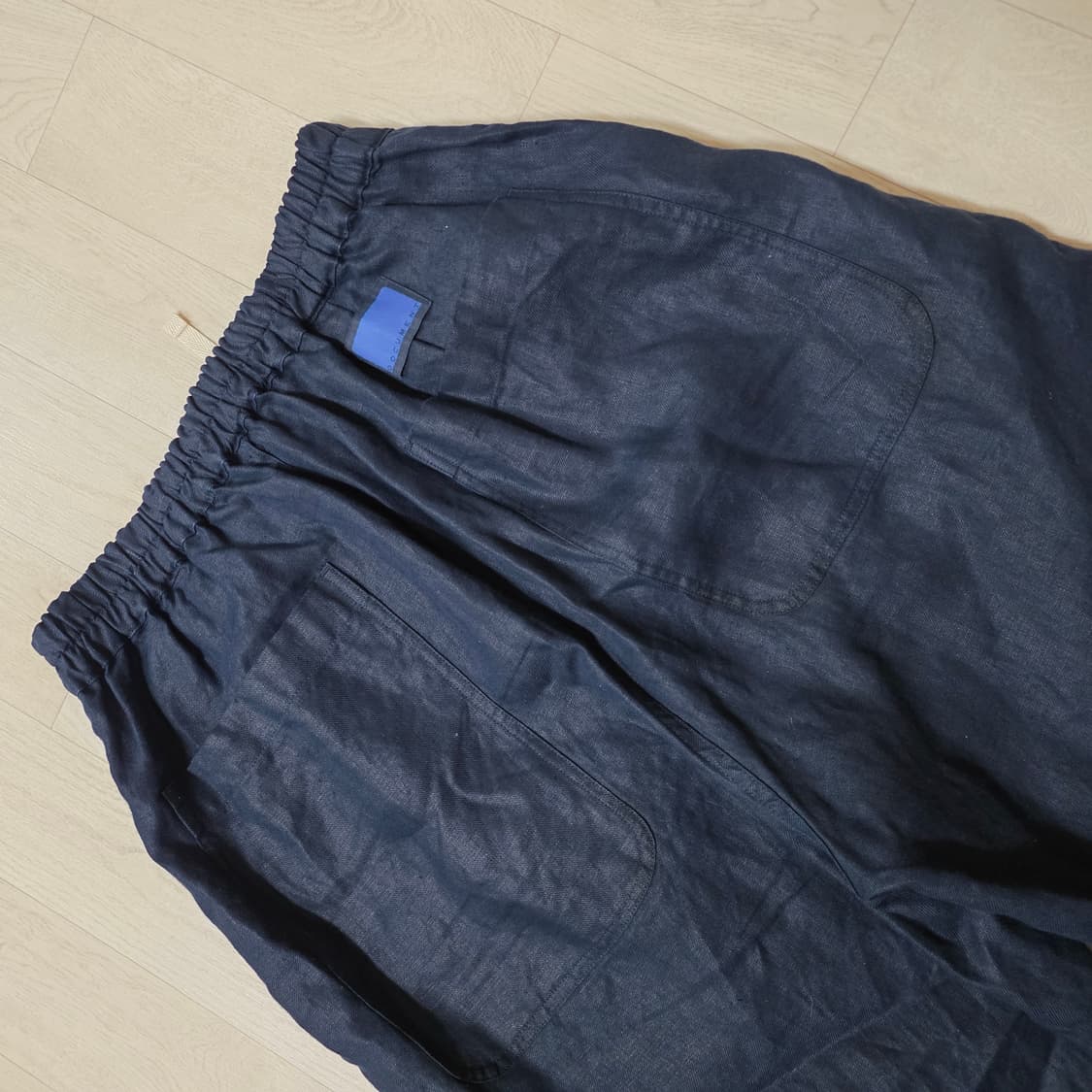 [L] 도큐먼트 린넨 페인터 팬츠 네이비 document 상품이미지10