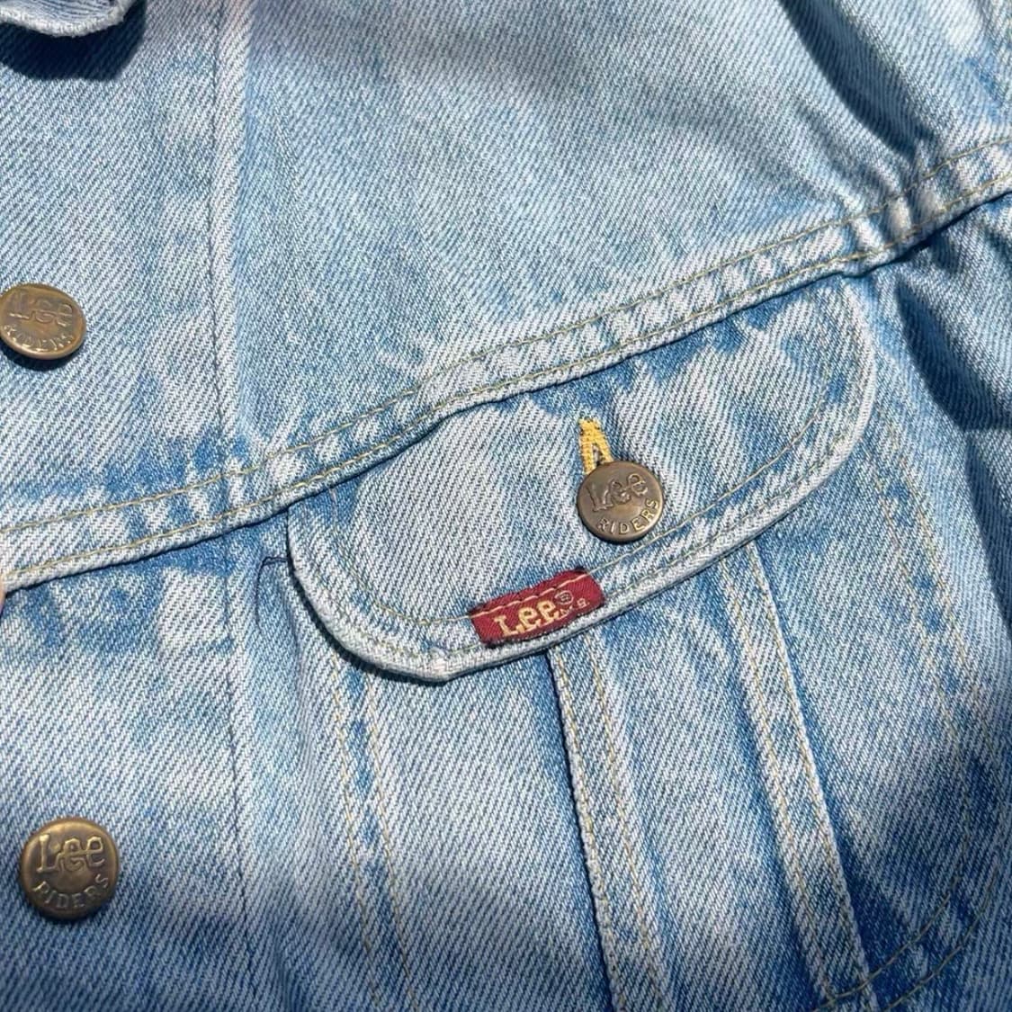 Lee Riders 90s 레드탭 아이스 블루 데님자켓 상품이미지2