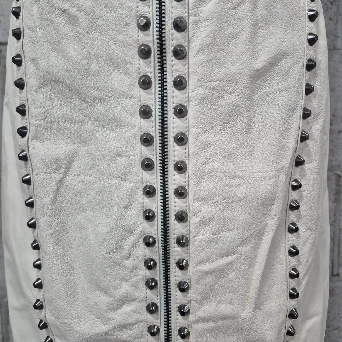 bebe 천연가죽 징 원피스 상품이미지6