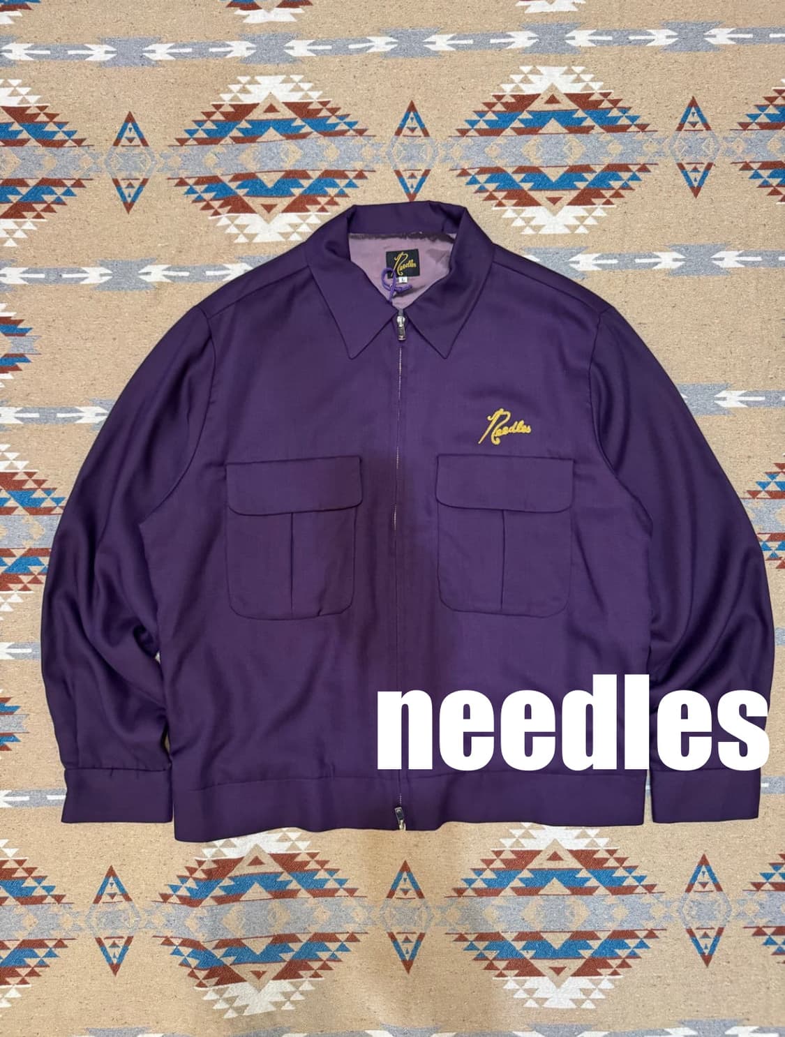 [L] 니들스 게버딘 자켓 퍼플 상품이미지1