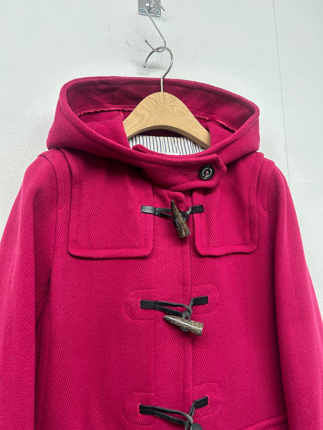 MACKINTOSH 맥킨토시 핑크색 후드 더플 코트 상품이미지3
