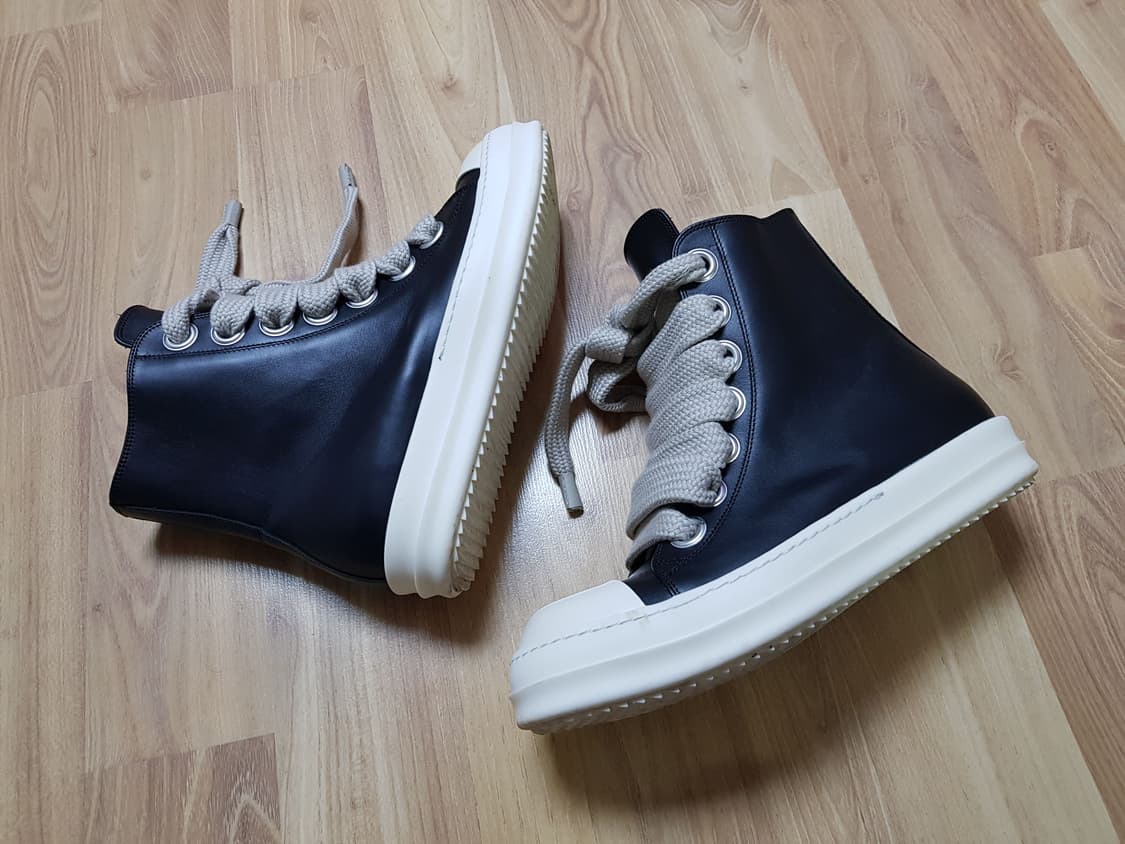 릭오웬스 점보레이스 라몬즈 LPO 하이탑 스니커즈 상품이미지4