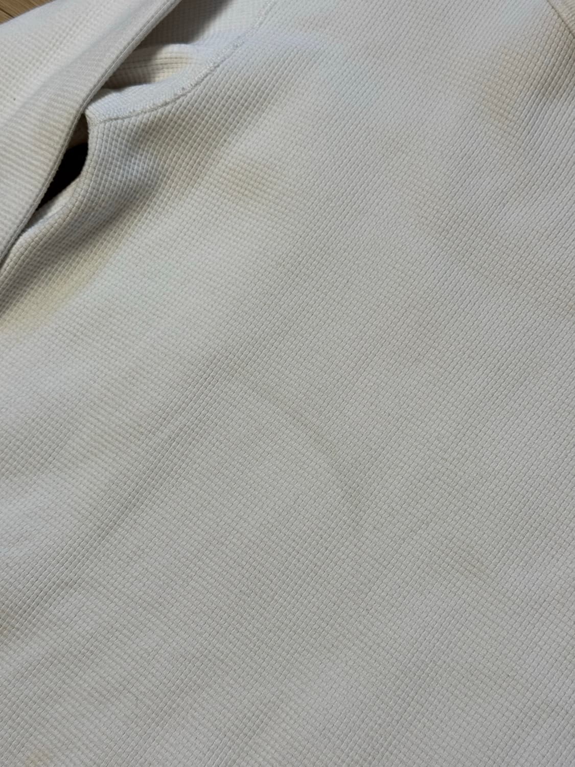 브론슨 논스탁 와플 티셔츠 화이트 M 상품이미지4