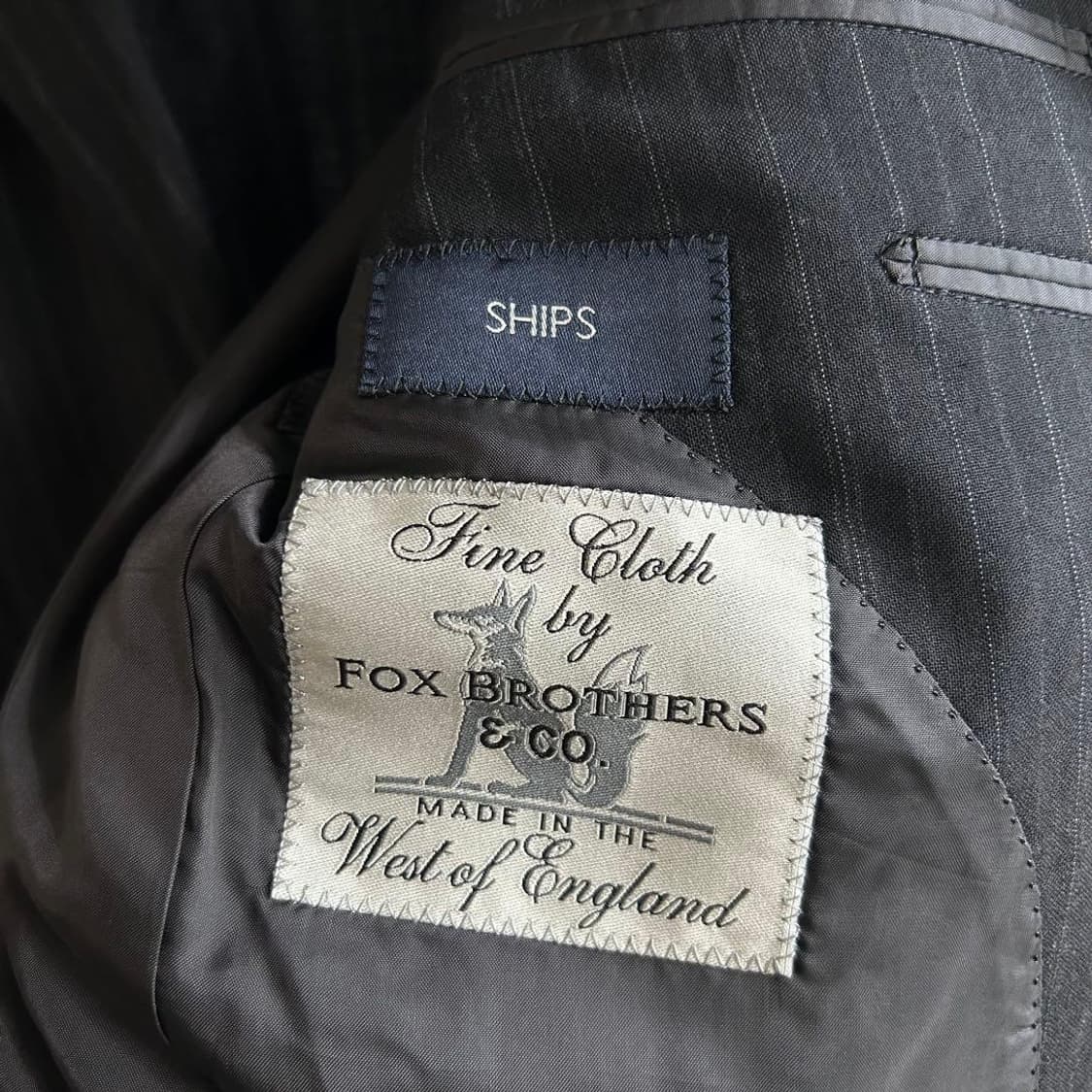 폭스 브라더스 X 쉽스 블랙 스트라이프 자켓 상품이미지9