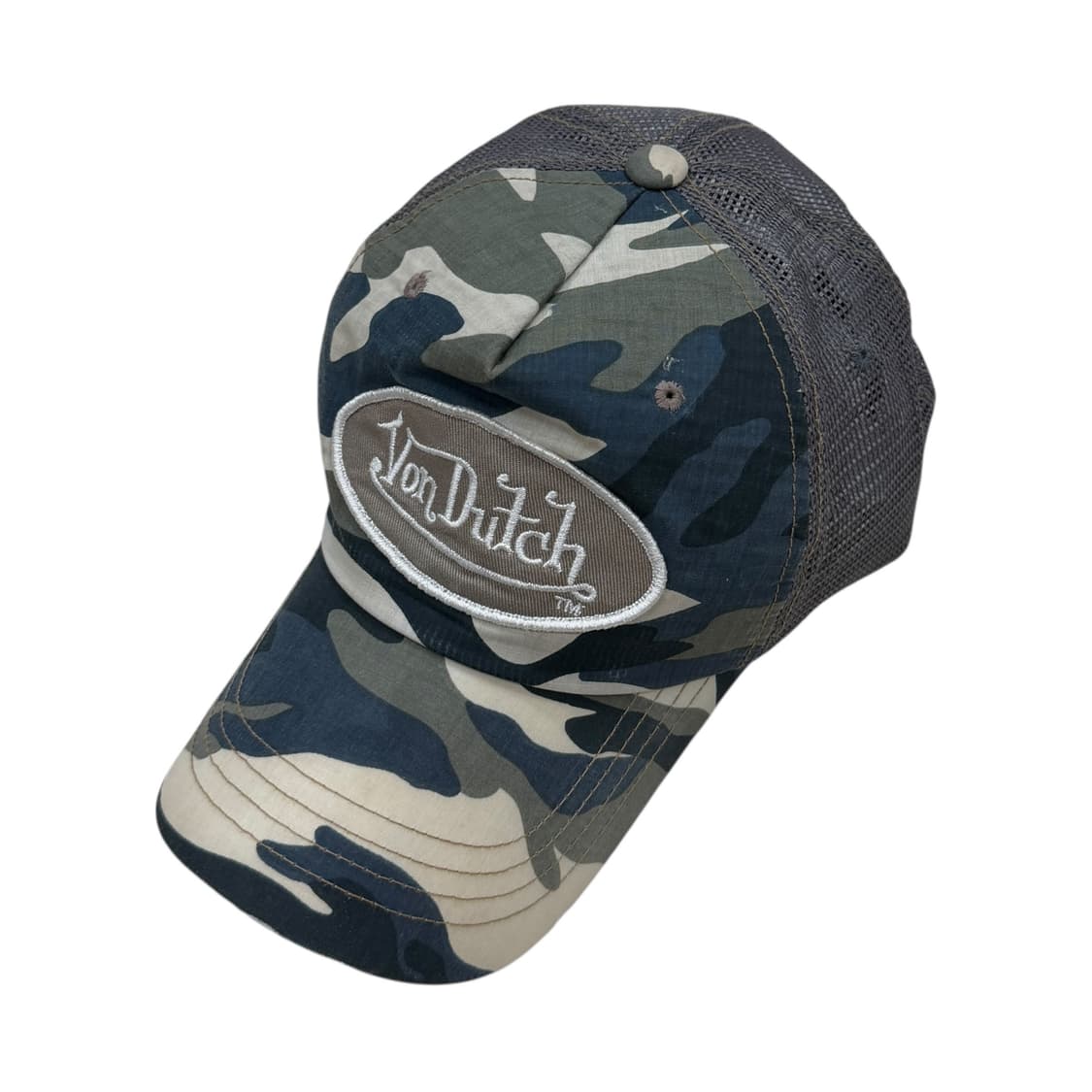 본더치 빈티지 메쉬캡 밀리터리 카모 볼캡 Y2K 모자 상품이미지2