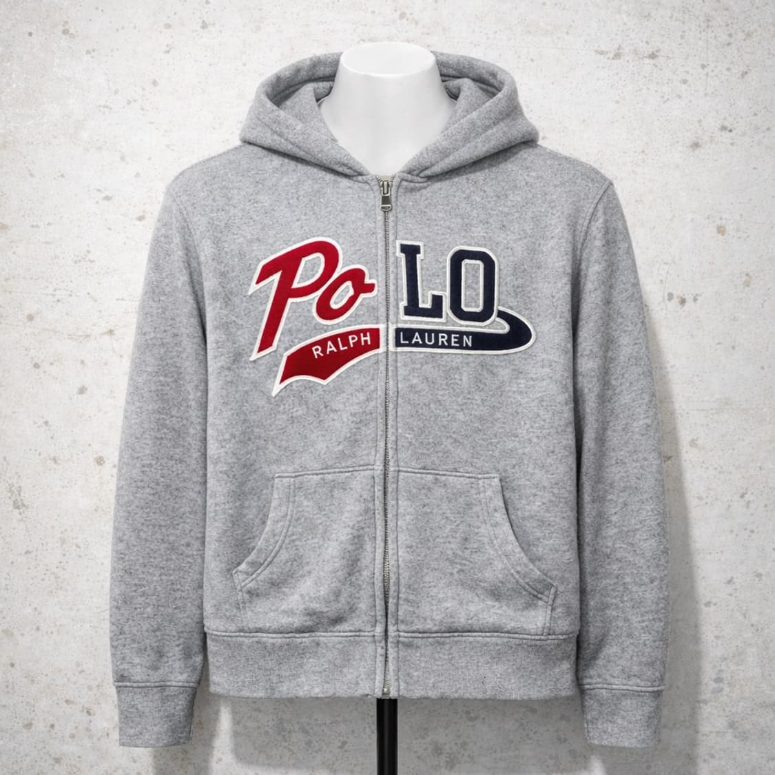 폴로 빅로고 후드집업 상품이미지1