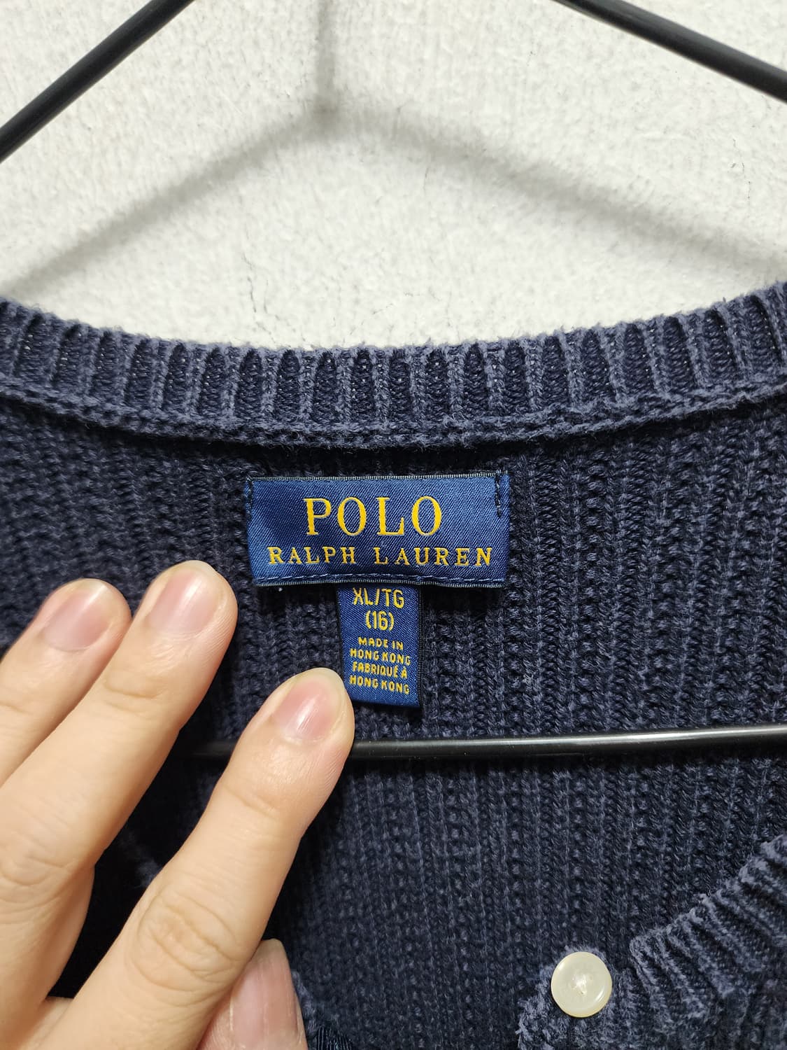 폴로 랄프로렌 네이비 가디건 상품이미지3