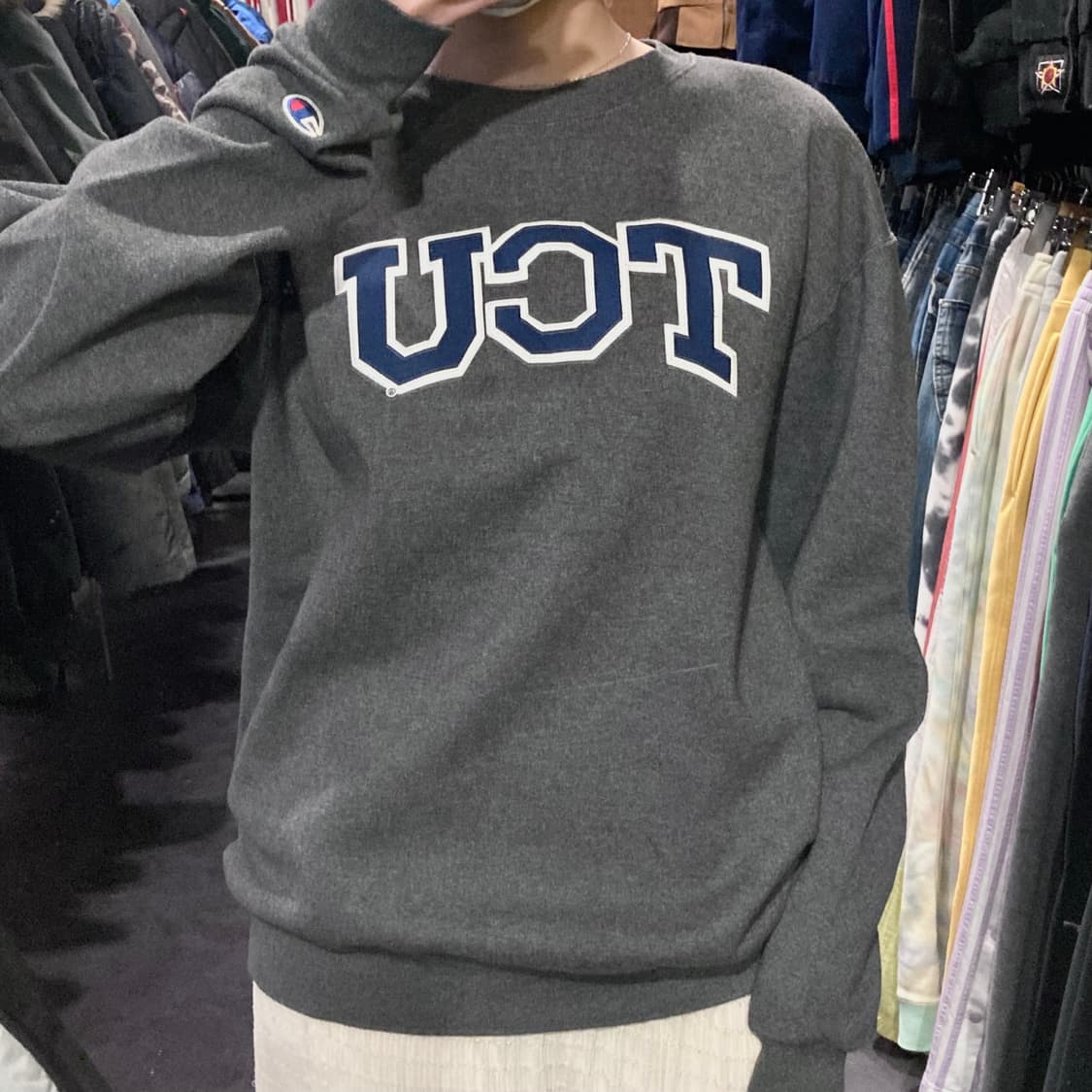 [IM] 챔피온 컬리지 스웻셔츠 그레이 상품이미지1