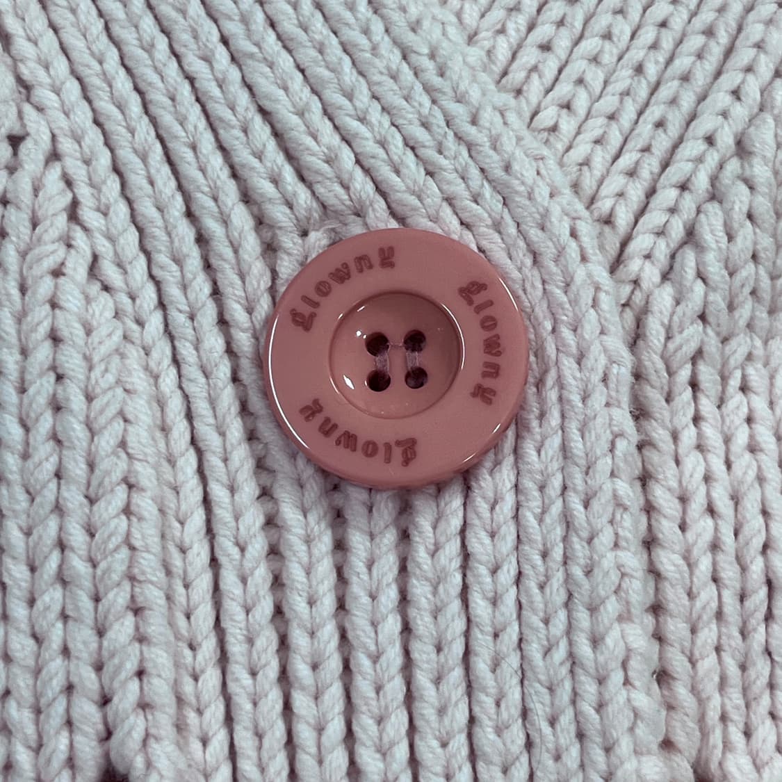 Glowny 나오미 펀칭 가디건 핑크 상품이미지5