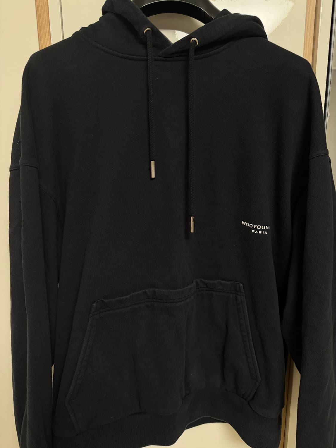 [48] 우영미 튤립 후드티 블랙 상품이미지4