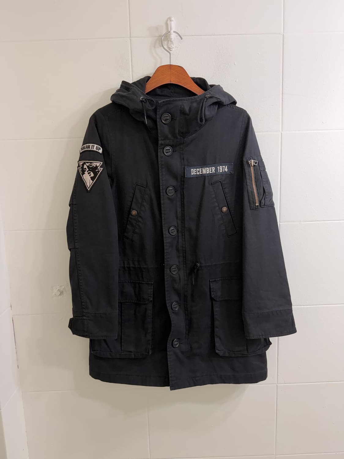 히스테릭글래머 네이비 코튼 야상 상품이미지3