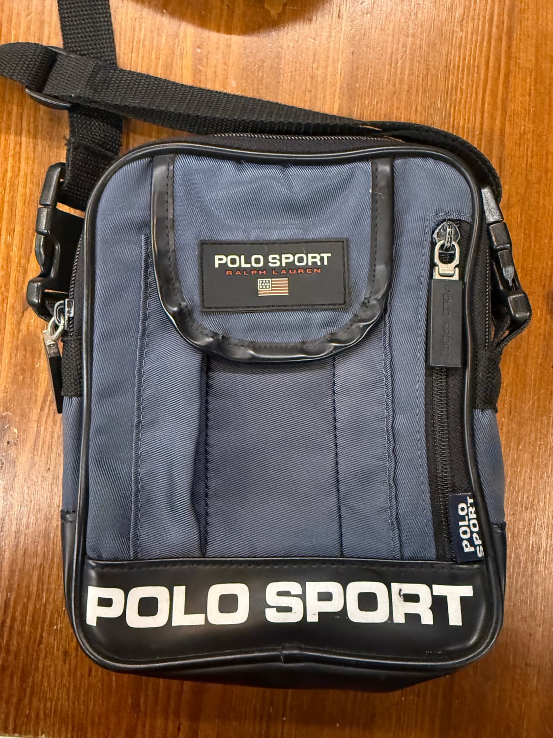 폴로 스포츠 미니 크로스백 네이비 상품이미지1