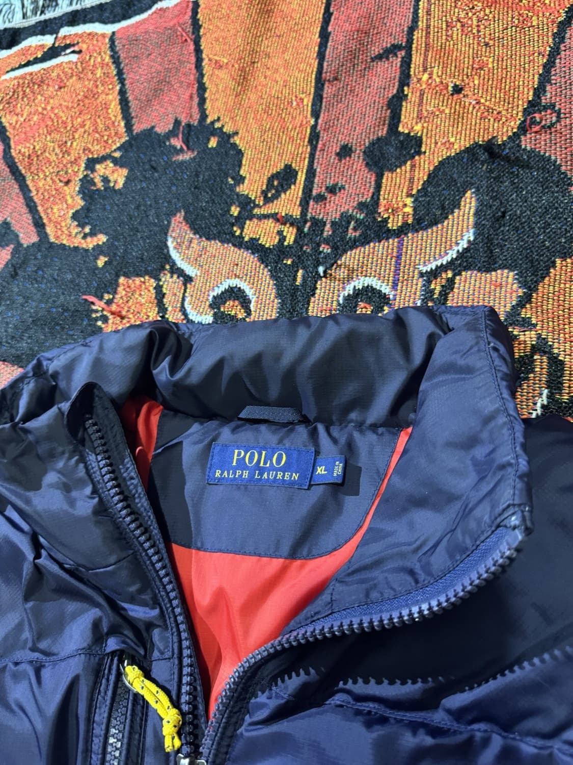 폴로 랄프로렌 퍼프 다운 패딩 네이비 상품이미지4